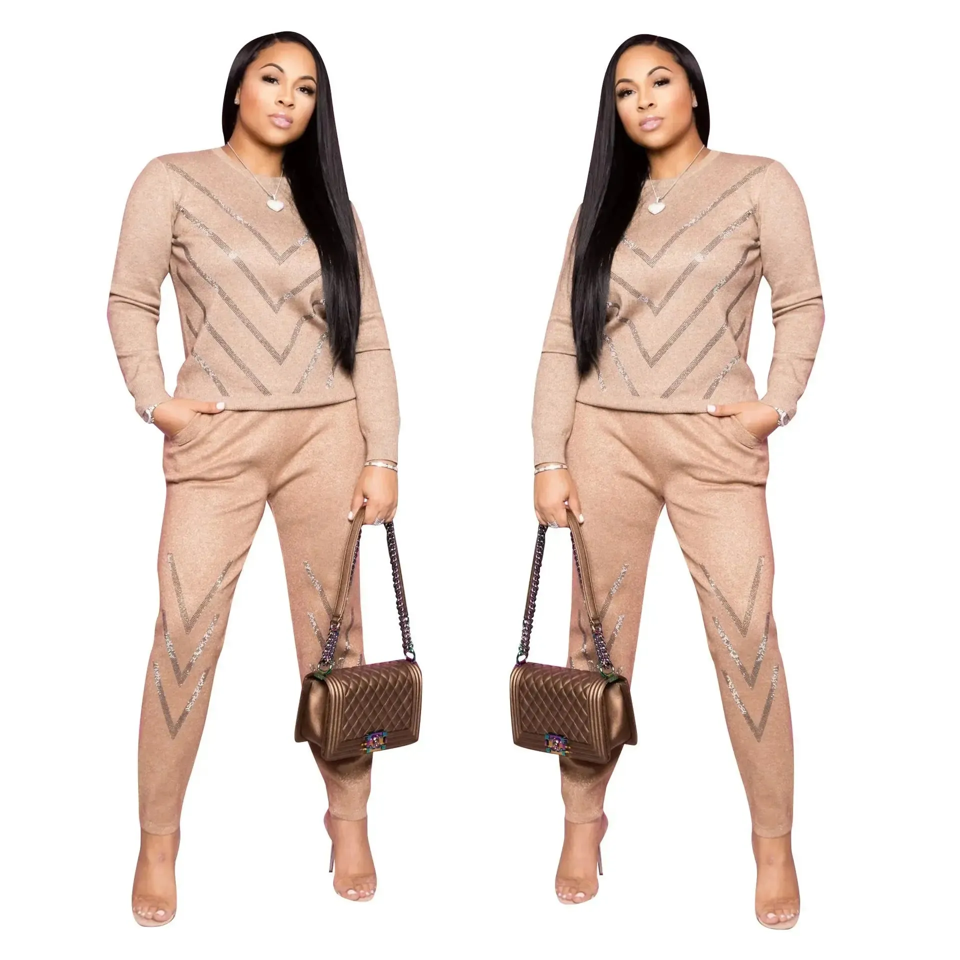 Women's 2 Piece Suit Trousers and Top