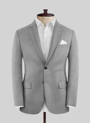 Worsted Light Gray Wool Jacket